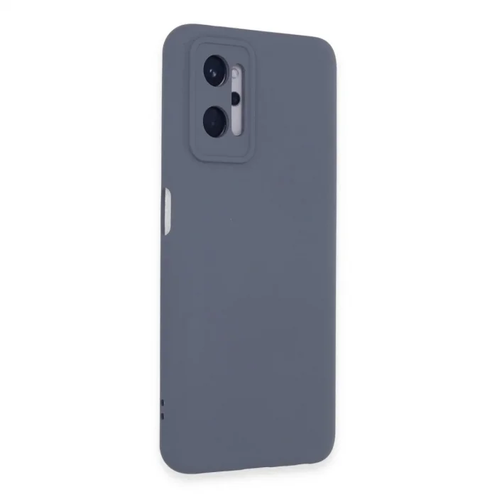 Realme 9i 4g Kılıf Nano İçi Kadife Silikon - Gri