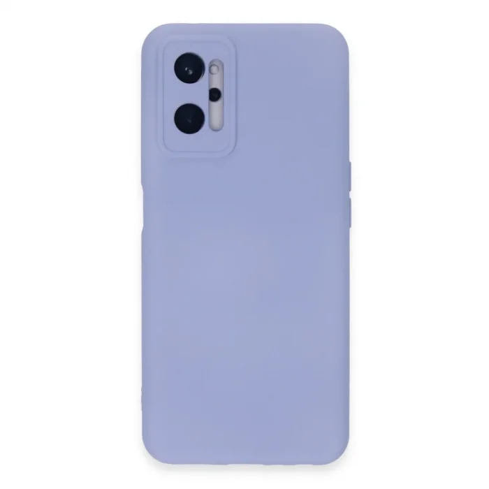 Realme 9i 4g Kılıf Nano İçi Kadife Silikon - Lila