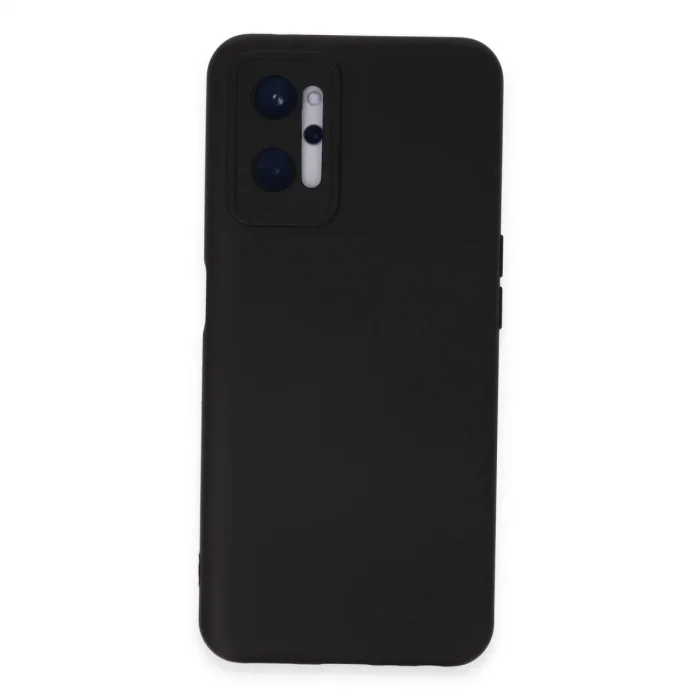 Realme 9i 4g Kılıf Nano İçi Kadife Silikon - Siyah