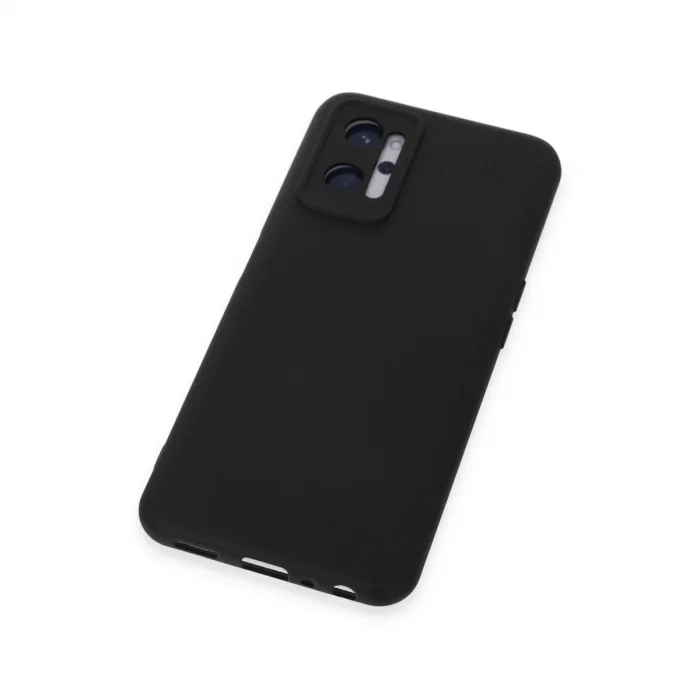Realme 9i 4g Kılıf Nano İçi Kadife Silikon - Siyah