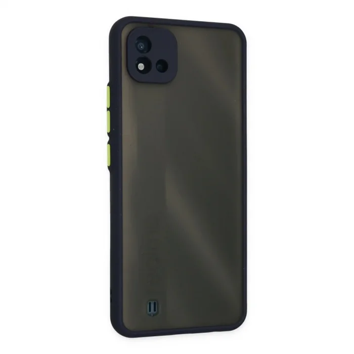Realme C11 2021 Kılıf Montreal Silikon Kapak - Lacivert