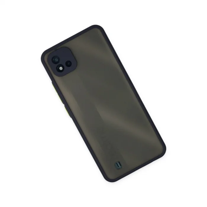 Realme C11 2021 Kılıf Montreal Silikon Kapak - Lacivert