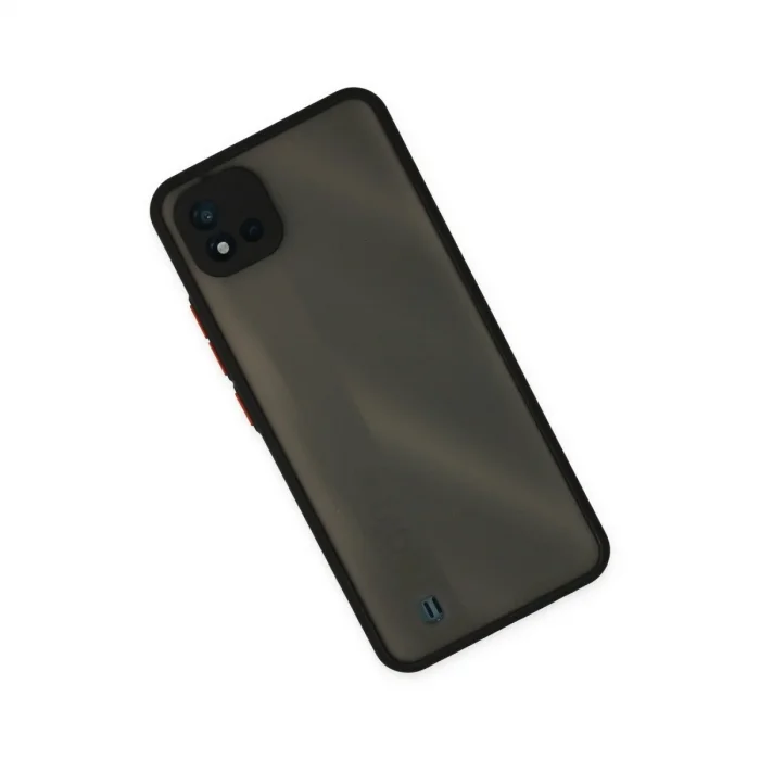 Realme C11 2021 Kılıf Montreal Silikon Kapak - Siyah