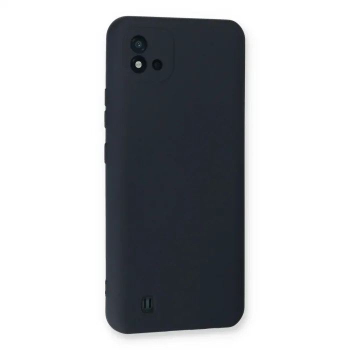 Realme C11 2021 Kılıf Nano İçi Kadife Silikon - Lacivert