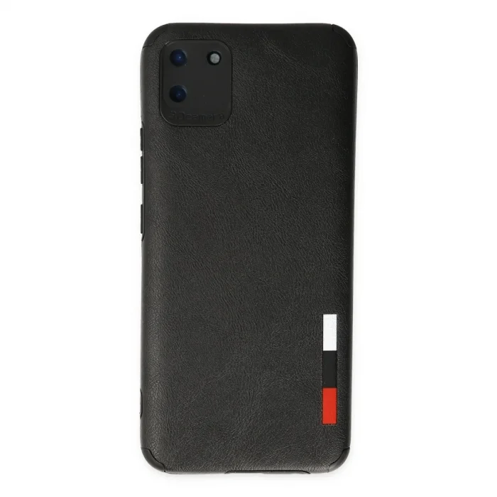 Realme C11 Kılıf Loop Deri Silikon - Siyah
