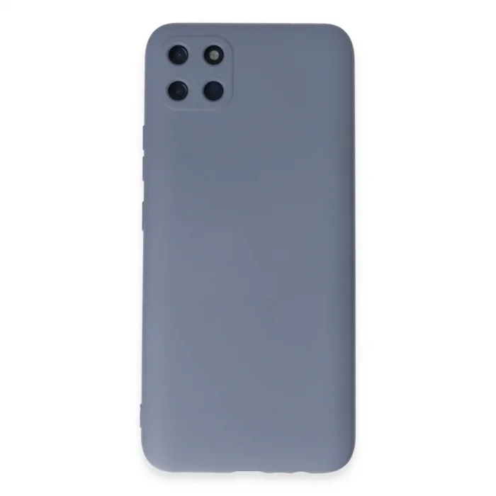Realme C11 Kılıf Nano İçi Kadife Silikon - Gri