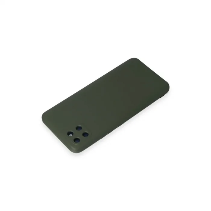 Realme C11 Kılıf Nano İçi Kadife Silikon - Koyu Yeşil