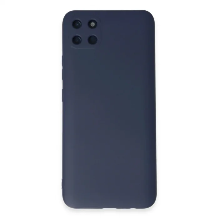 Realme C11 Kılıf Nano İçi Kadife Silikon - Lacivert