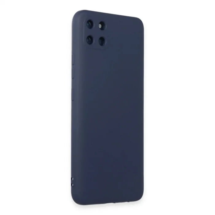 Realme C11 Kılıf Nano İçi Kadife Silikon - Lacivert