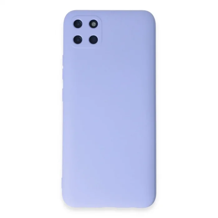 Realme C11 Kılıf Nano İçi Kadife Silikon - Lila