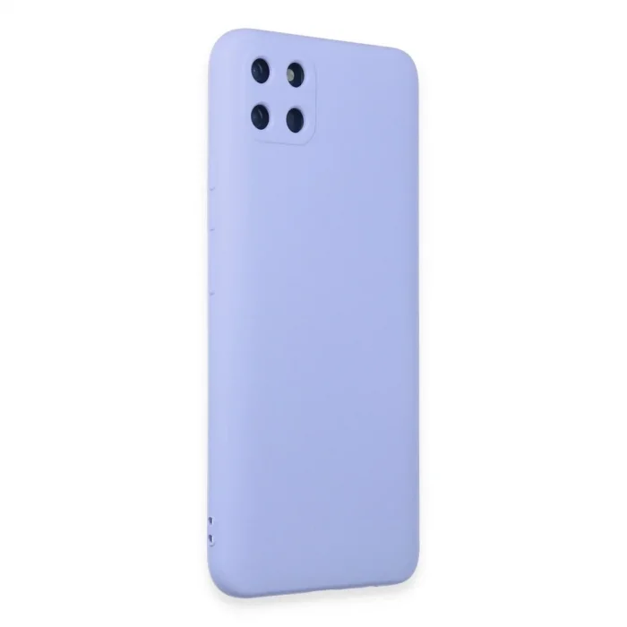 Realme C11 Kılıf Nano İçi Kadife Silikon - Lila