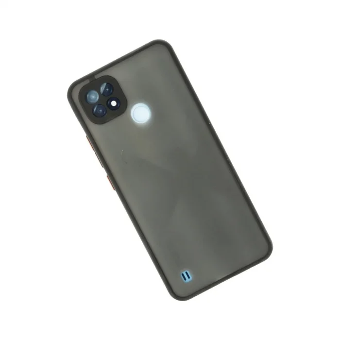 Realme C21 Kılıf Montreal Silikon Kapak - Siyah