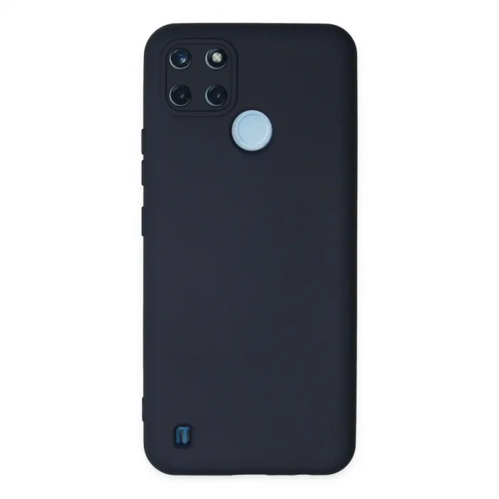 Realme C25y Kılıf Nano İçi Kadife Silikon - Lacivert