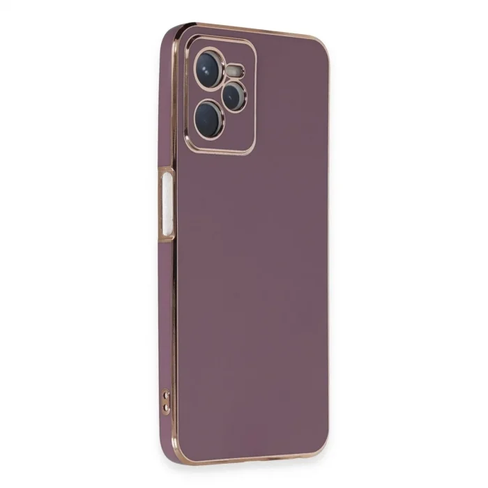 Realme C35 Kılıf Volet Silikon - Mor