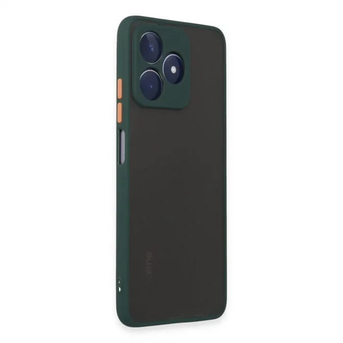 Realme C53 Kılıf Montreal Silikon Kapak - Yeşil