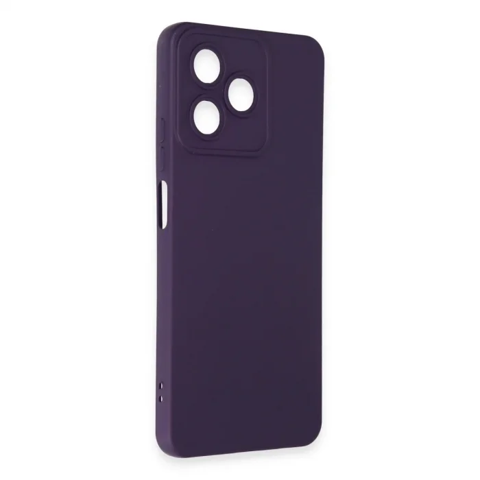 Realme C53 Kılıf Nano İçi Kadife Silikon - Mor