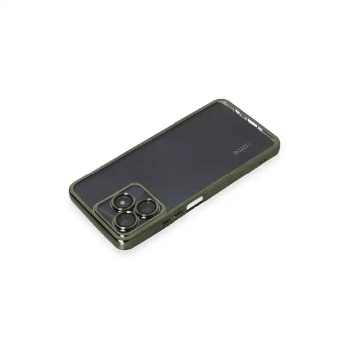 Realme C53 Kılıf Razer Lensli Silikon - Yeşil