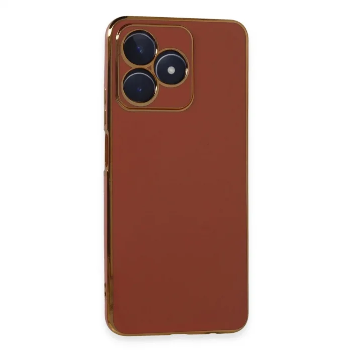 Realme C53 Kılıf Volet Silikon - Kırmızı