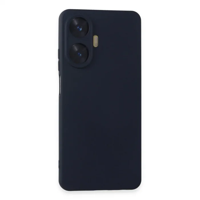 Realme C55 Kılıf Nano İçi Kadife Silikon - Lacivert