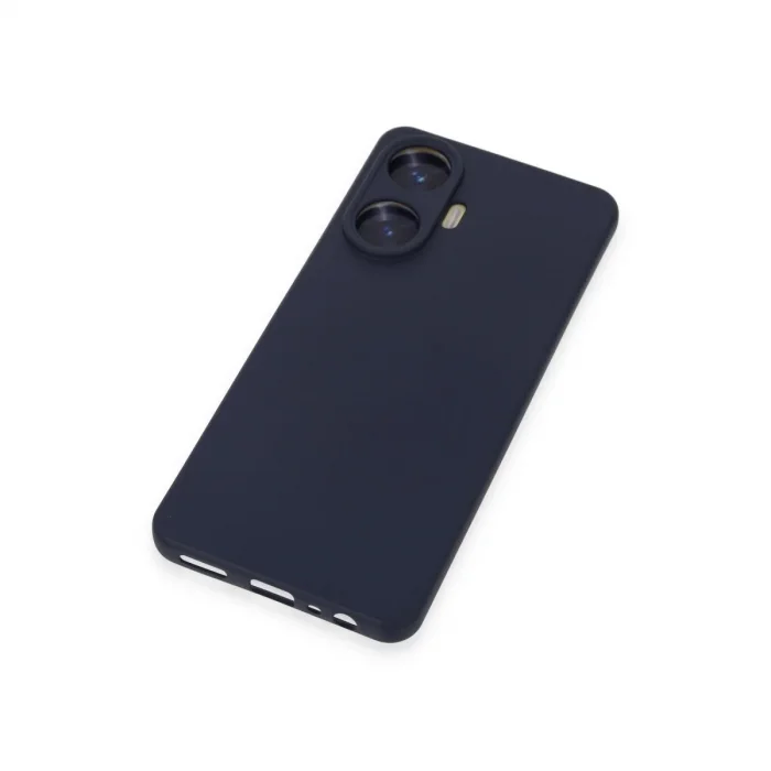 Realme C55 Kılıf Nano İçi Kadife Silikon - Mor