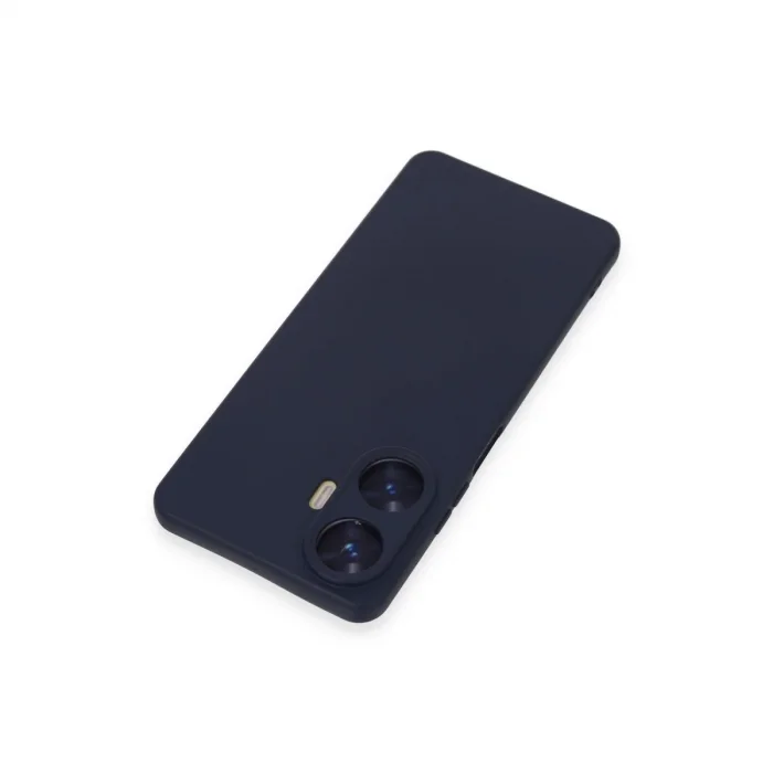 Realme C55 Kılıf Nano İçi Kadife Silikon - Mor