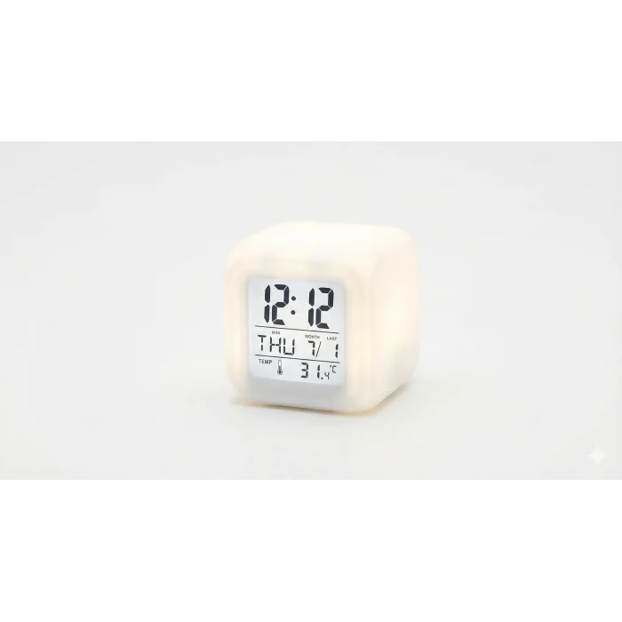 Renk Değiştiren Küp Saat