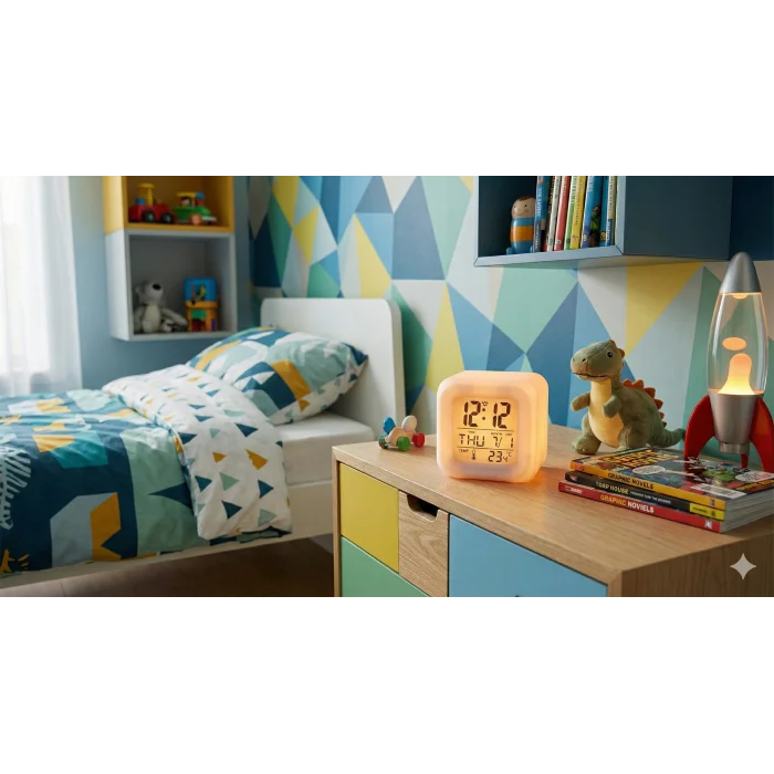 Renk Değiştiren Küp Saat