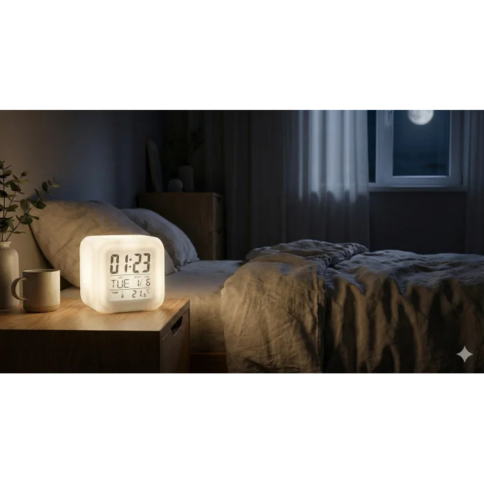 Renk Değiştiren Küp Saat