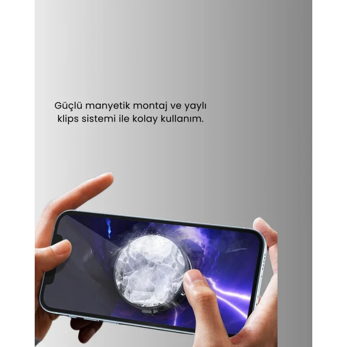 RGB Işıklı Sessiz Fanlı Telefon Soğutucu