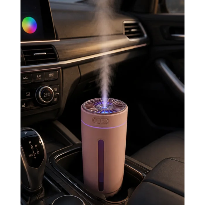 RGB Led Buhar Makinesi Aroma Yağı Uyumlu Mini Nemlendirici