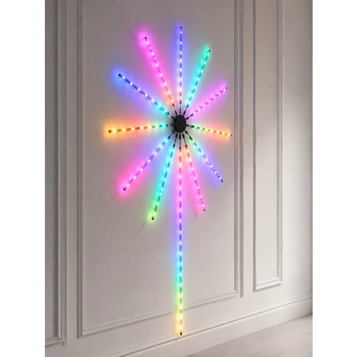RGB LED Duvar Aydınlatması Telefon Kontrollü Dekoratif Ortam Işığı