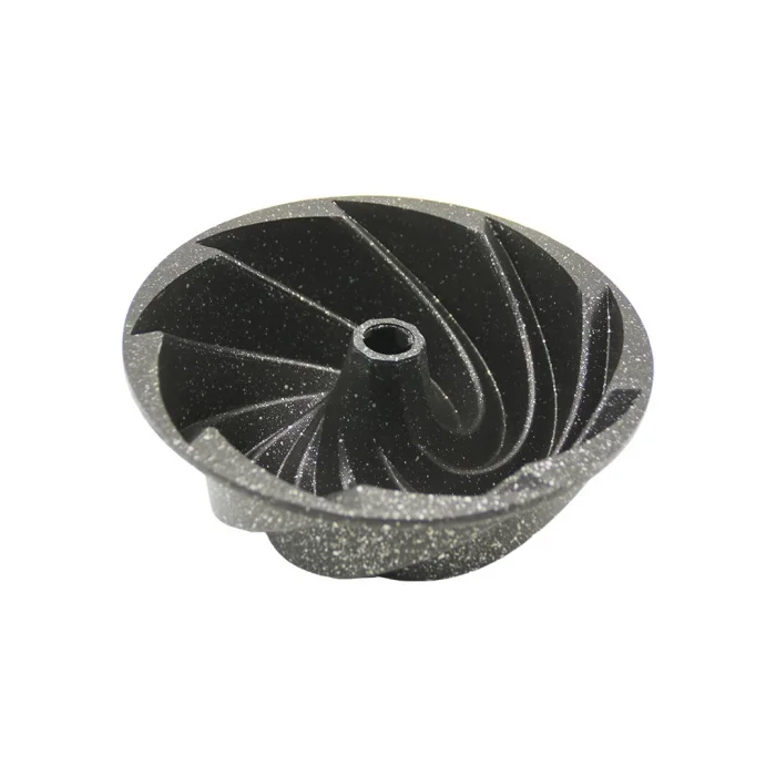 RÜZGAR GÜLÜ MODEL   DÖKÜM   GÖBEKLİ  KEK KALIP  ÇAP: 24CM  - DERİNLİK: 9CM (5047)