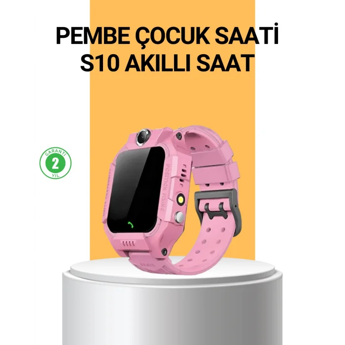 S10 Akıllı Çocuk Saati Anlık Konum ve Sesli Mesaj Destekli