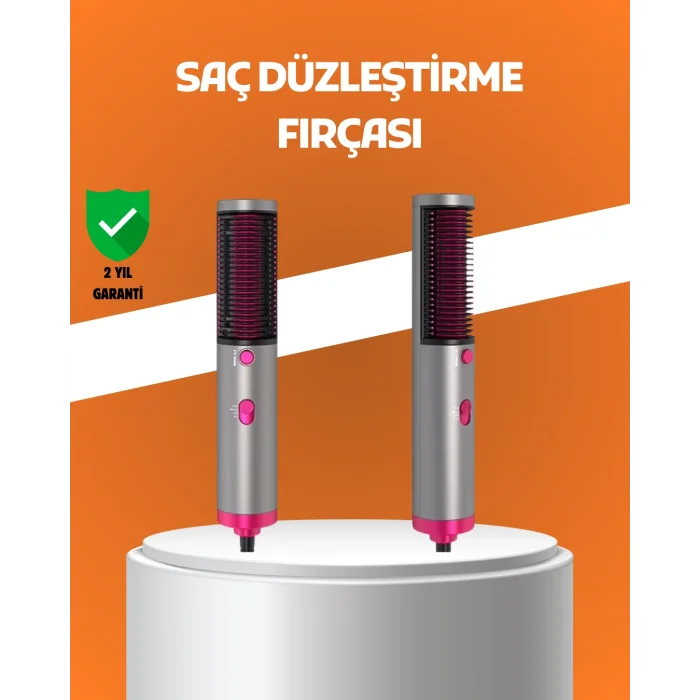 Saç Düzleştirme ve Hacimlendirme Fonksiyonlu Fırça