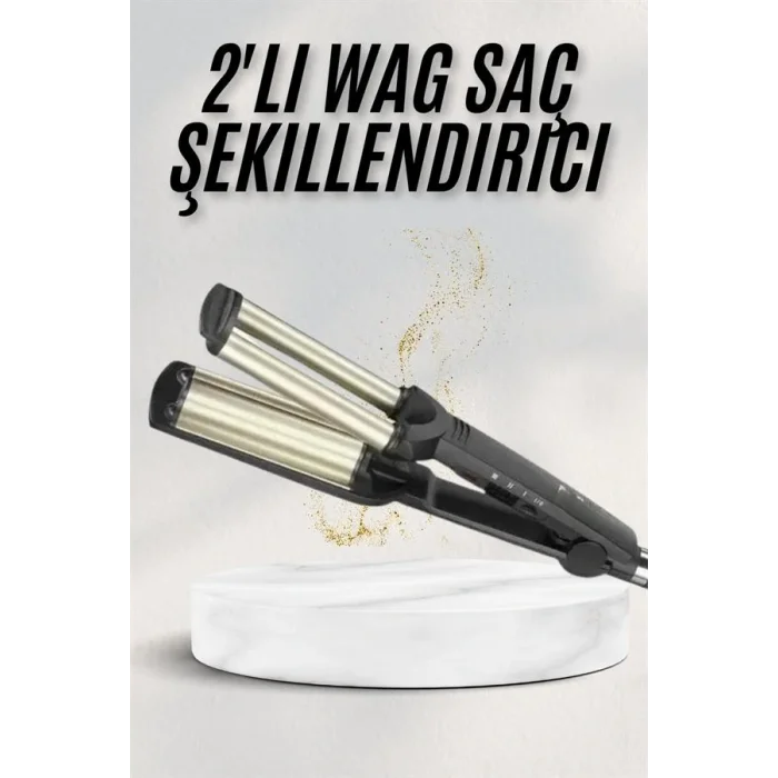 Saç Şekillendirici Wag Maşa Su Dalga Maşası Tüm Saç Tiplerine Uygun