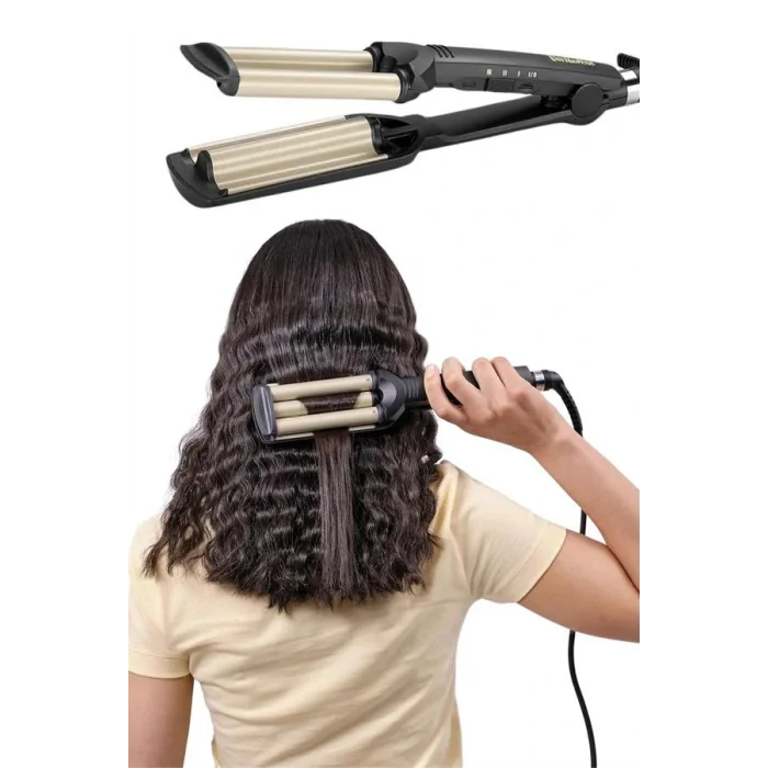 Saç Şekillendirici Wag Maşa Su Dalga Maşası Tüm Saç Tiplerine Uygun