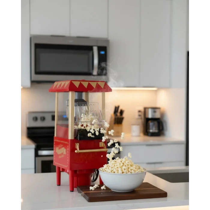 Sağlıklı Atıştırmalıklar İçin Yağsız Popcorn Makinesi
