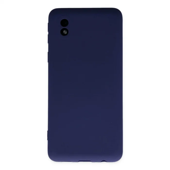 Samsung Galaxy A01 Core Kılıf Nano İçi Kadife Silikon - Lacivert