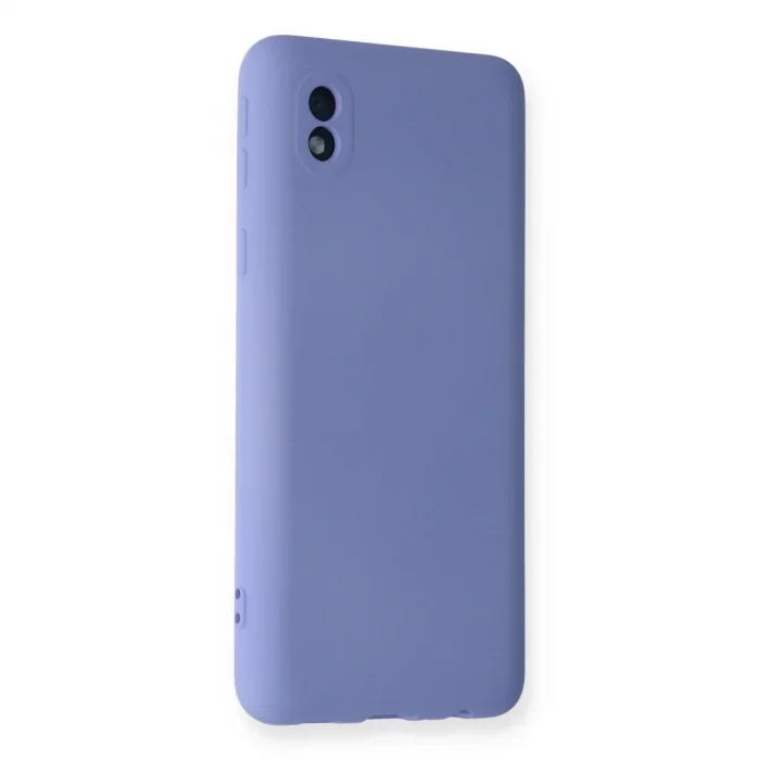 Samsung Galaxy A01 Core Kılıf Nano İçi Kadife Silikon - Lila