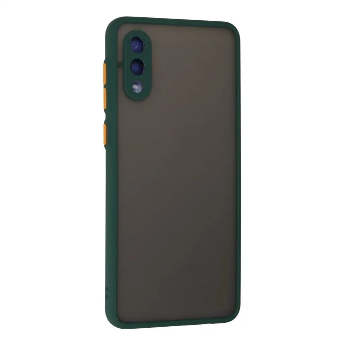 Samsung Galaxy A02 Kılıf Montreal Silikon Kapak - Yeşil