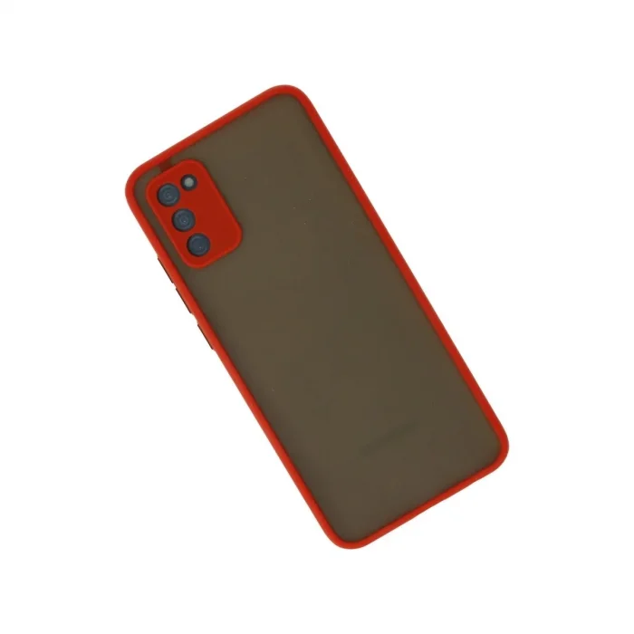 Samsung Galaxy A02s Kılıf Montreal Silikon Kapak - Kırmızı