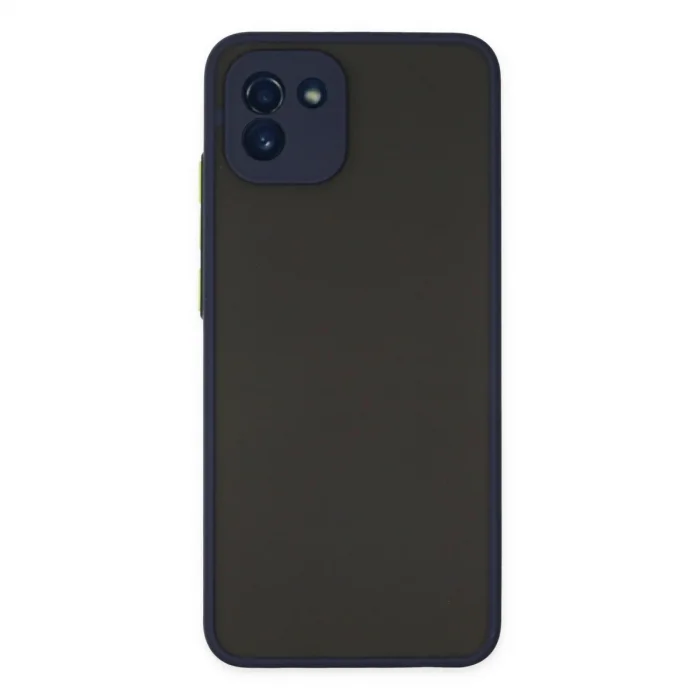 Samsung Galaxy A03 Kılıf Montreal Silikon Kapak - Lacivert