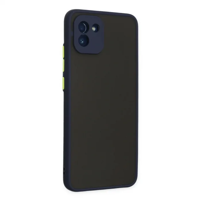 Samsung Galaxy A03 Kılıf Montreal Silikon Kapak - Lacivert