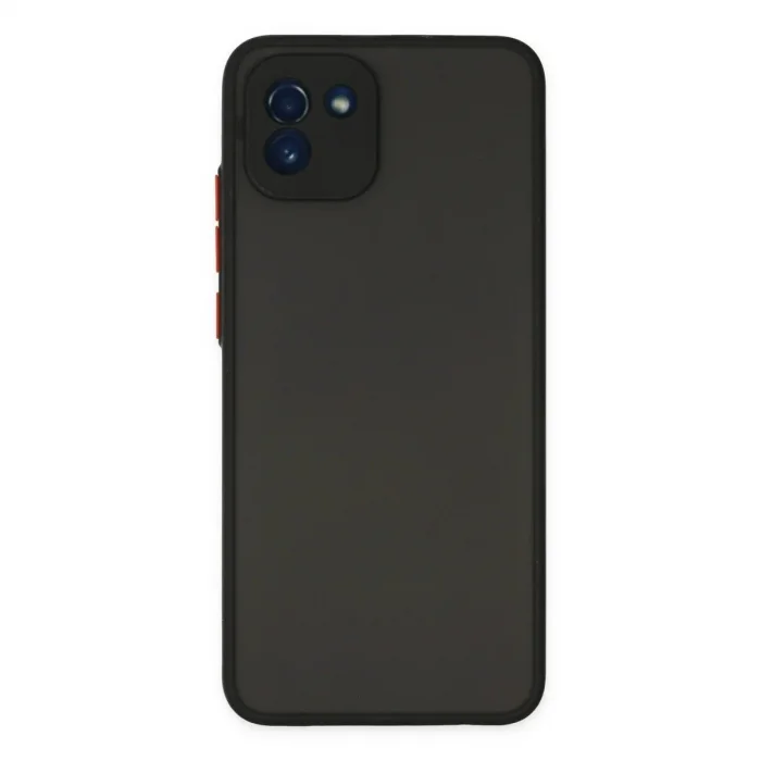 Samsung Galaxy A03 Kılıf Montreal Silikon Kapak - Siyah