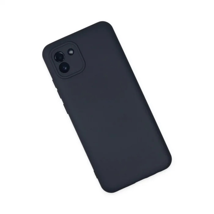 Samsung Galaxy A03 Kılıf Nano İçi Kadife Silikon - Lacivert