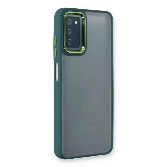 Samsung Galaxy A03s Kılıf Dora Kapak - Haki Yeşil
