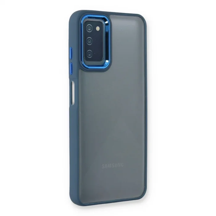 Samsung Galaxy A03s Kılıf Dora Kapak - Mavi