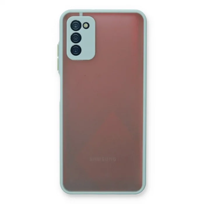 Samsung Galaxy A03s Kılıf Montreal Silikon Kapak - Turkuaz