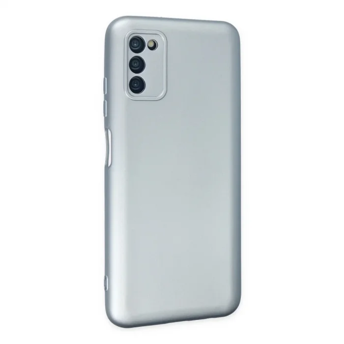 Samsung Galaxy A03s Kılıf Nano İçi Kadife Silikon - Sky Blue