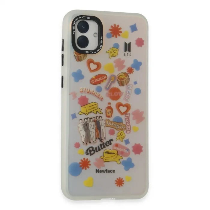 Samsung Galaxy A04 Kılıf Estoril Desenli Kapak - Estoril - 16